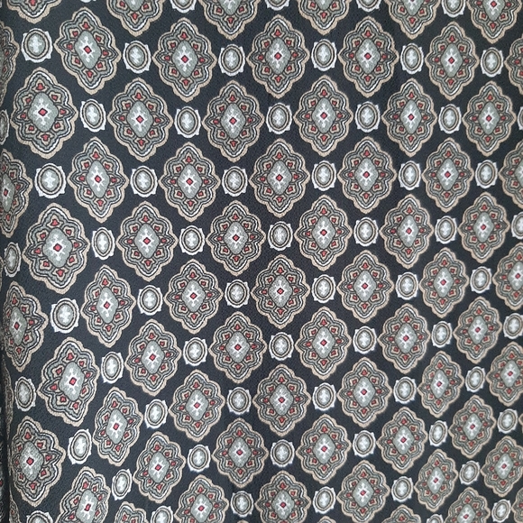 Dress Barn Paisley long sleeve blouse - Picture 3 of 7